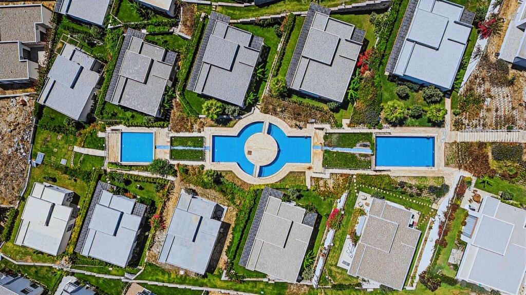 Bodrum Akyarlar'da,Donanımlı,İskanlı,Kos Manzaralı Tek Kat Villa - 7