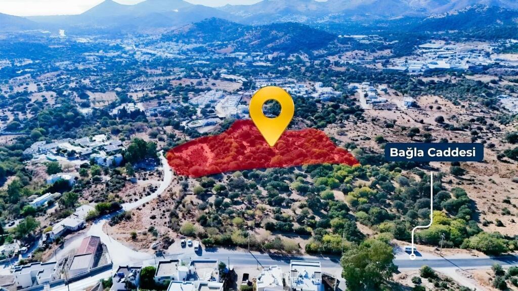 BODRUM BAĞLA MEVKİİ KONUT İMARLI + MARJİNAL TARIM ARAZİSİ - 2
