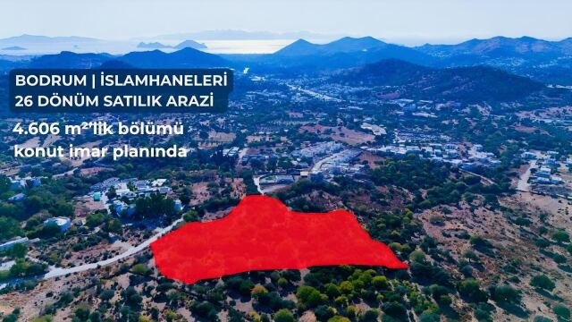 BODRUM BAĞLA MEVKİİ KONUT İMARLI + MARJİNAL TARIM ARAZİSİ