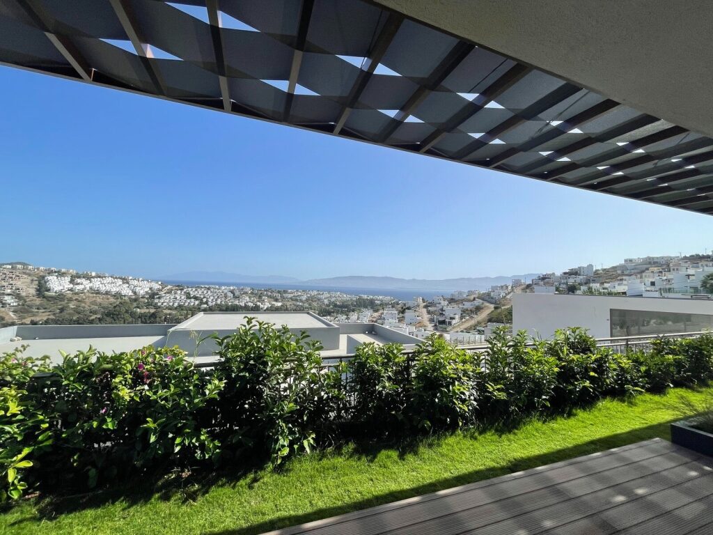 Bodrum'da Kos Manzaralı Yeni Sitede Tek Katlı Müstakil Villa - 4