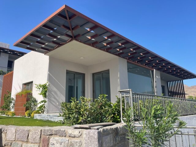 Bodrum'da Kos Manzaralı Yeni Sitede Tek Katlı Müstakil Villa