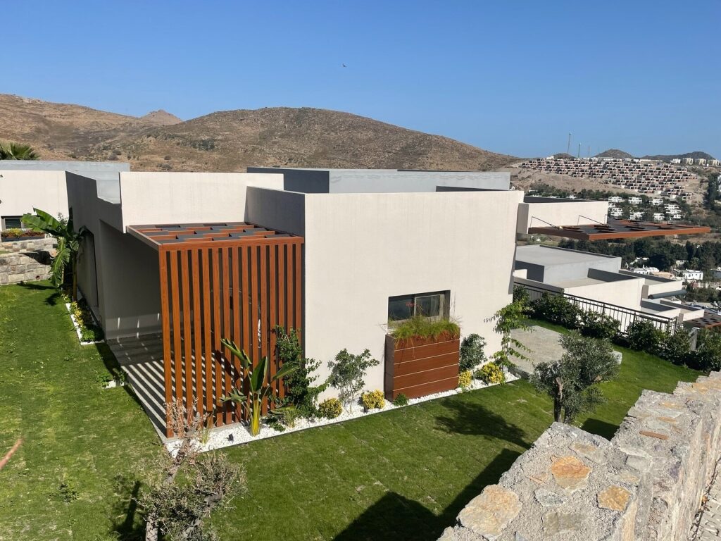 Bodrum'da Kos Manzaralı Yeni Sitede Tek Katlı Müstakil Villa - 2