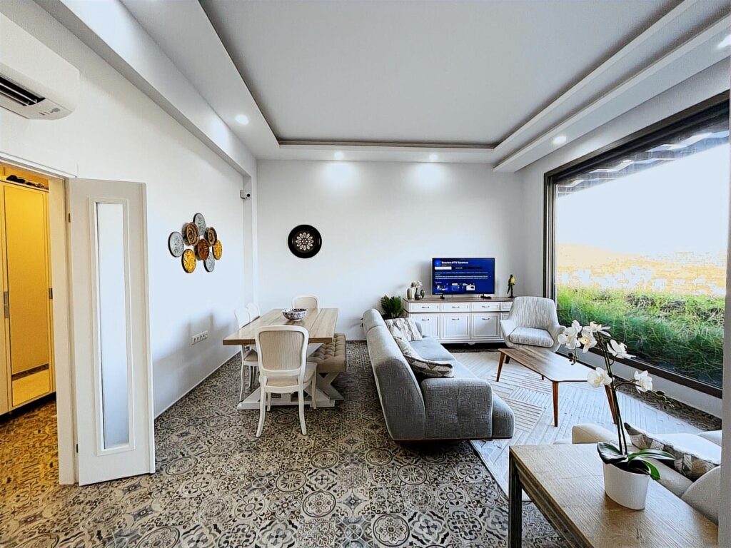 Bodrum'da Kos Manzaralı Yeni Sitede Tek Katlı Sıfır Villa - 11