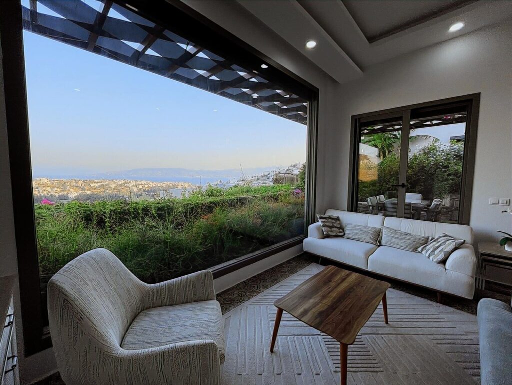 Bodrum'da Kos Manzaralı Yeni Sitede Tek Katlı Sıfır Villa - 9