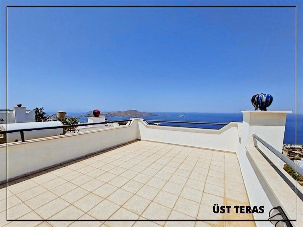 YALIKAVAK'TA DENİZ MANZARALI DUBLEKS VİLLA - 18