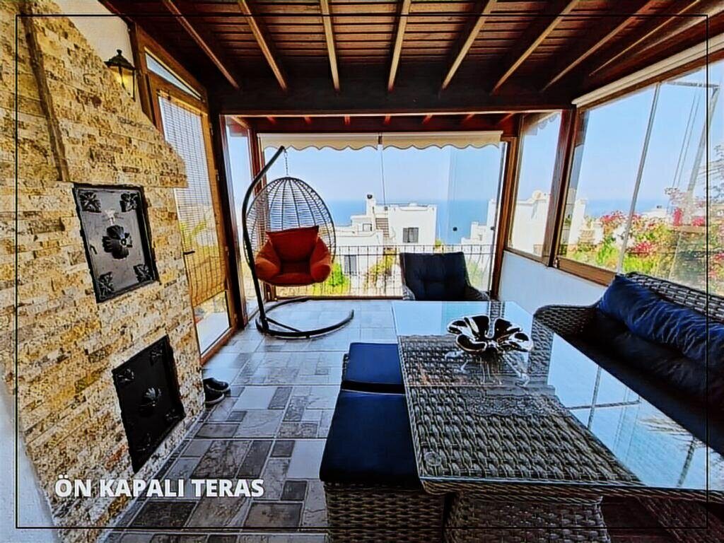 YALIKAVAK'TA DENİZ MANZARALI DUBLEKS VİLLA - 3