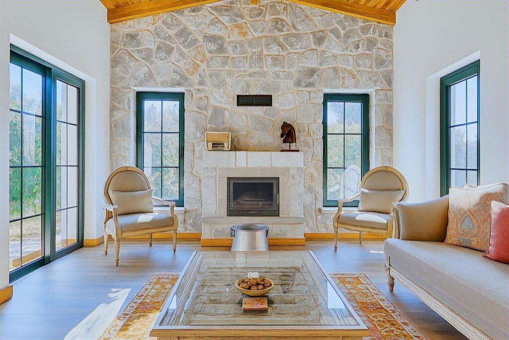 Bitez Köyiçinde Site İçi Taş Villa, Özel Havuzlu 5+2 Tripleks - 8